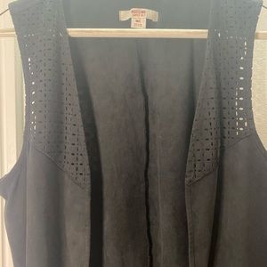 MOSSIMO VEST CARDIGAN TUNIC (M/L) navy blue